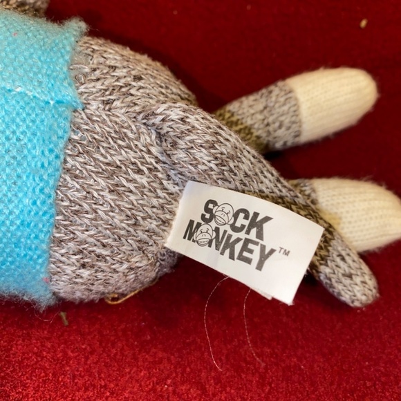 Sock Monkey stuffed animal - Picture 4 of 5